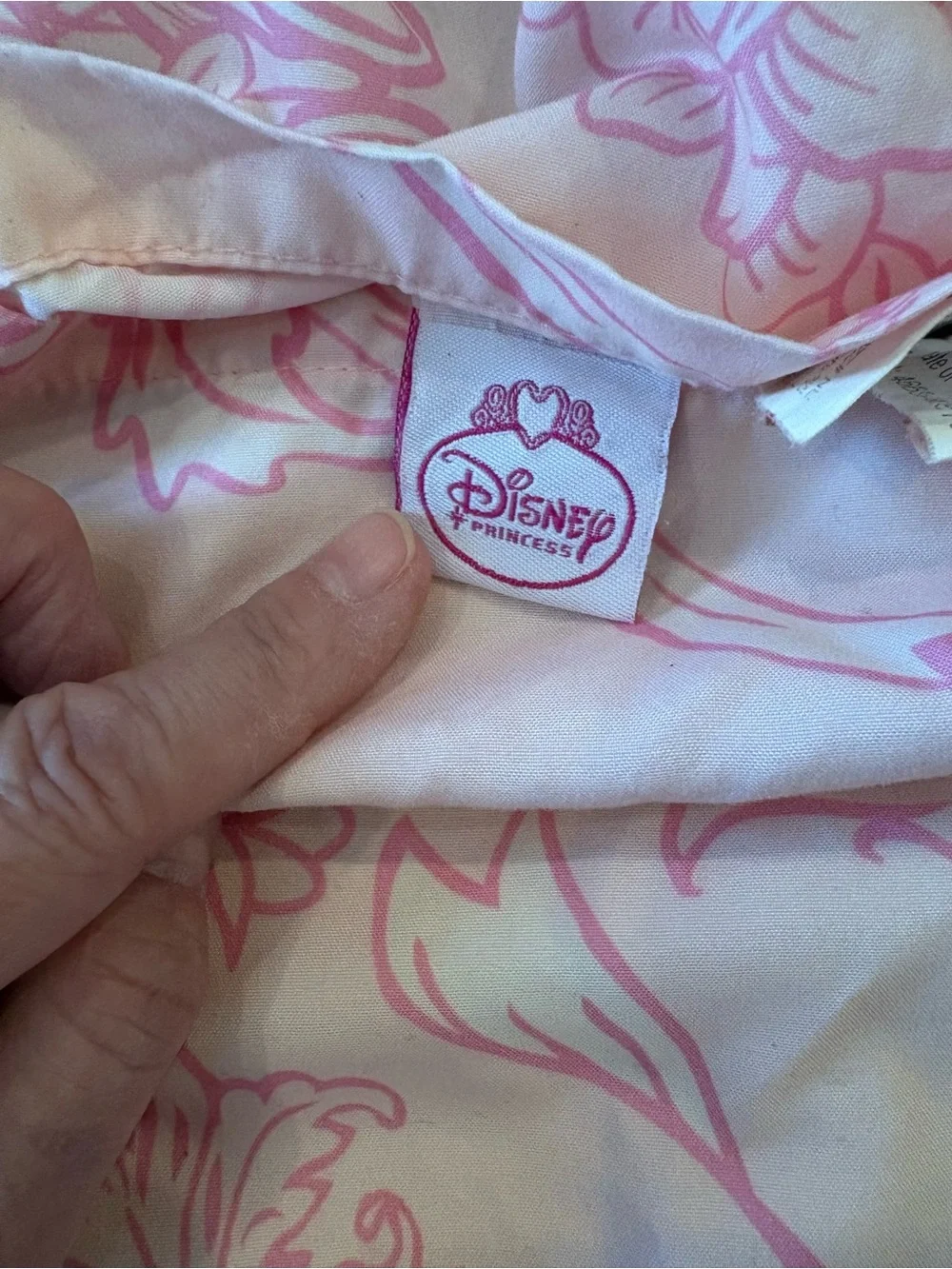 Disney Princess Pillow sham Cinderella, Tiana and Aurora.